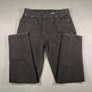 Vintage Jordache High Rise Straight Leg Women Jeans Black Size 17/18